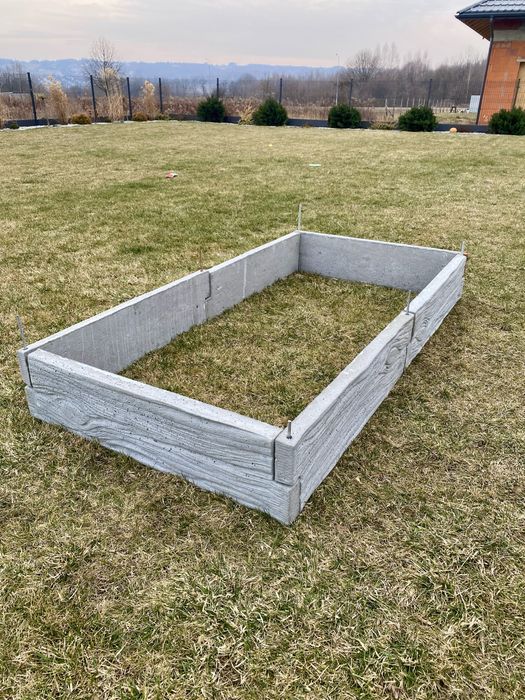 Warzywnik betonowy, rabata betonowa, warzywniak, rabatka, skrzynia