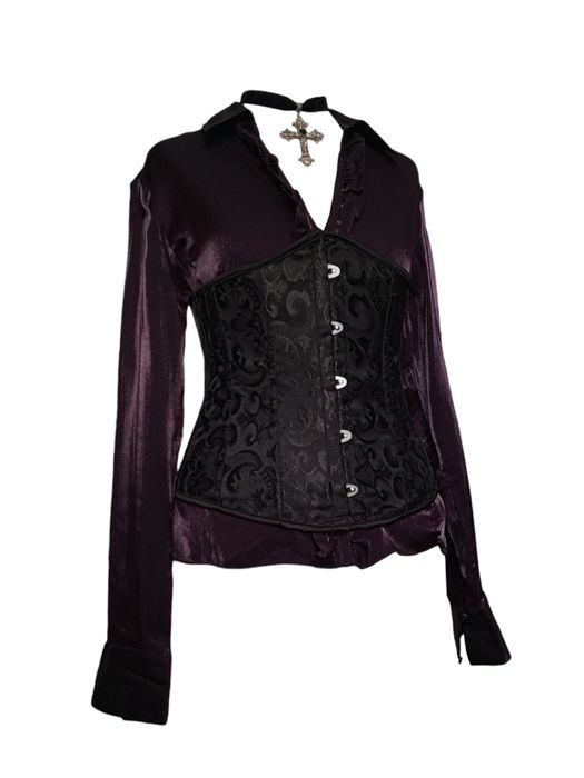 Koszula fairy witch whimsigoth goth 90s Y2K nymph goblincore