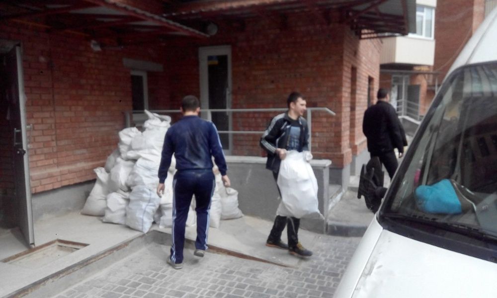 Вывоз мусора после ремонта квартир, зил самосвал, снос мусора