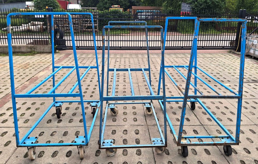 Wózek transportowy wieszak regał transport sklep magazyn