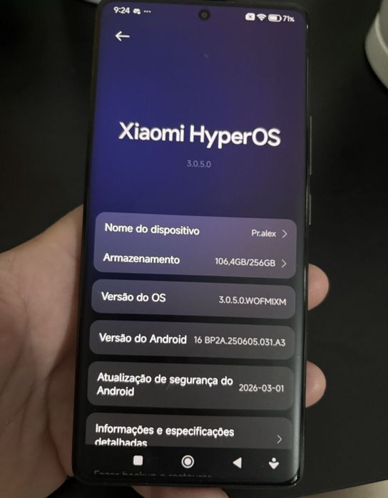 Xiomi 14 Pro 16 RAM 258GB câmara 200 Mpix