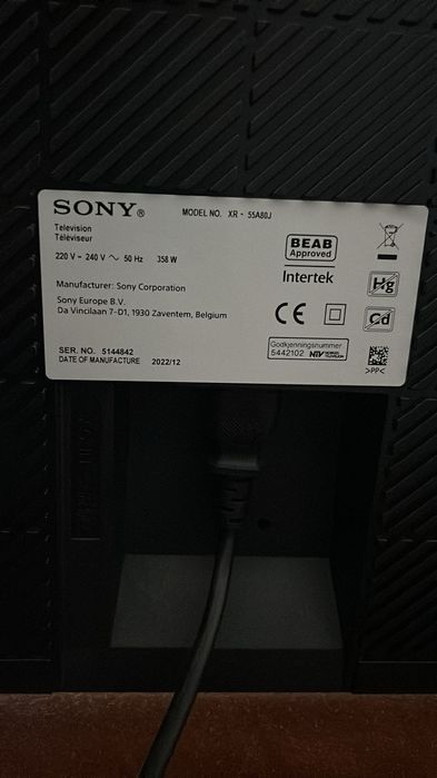 TV Sony Bravia, 55 polegadas, OLED nova!