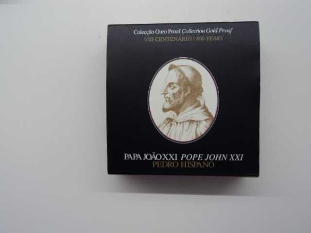 Moeda de ouro PAPA JOÃO XXI PEDRO HISPANO  17,5 gramas