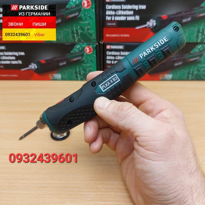 Аккумуляторный паяльник из ГЕРМАНИИ. Parkside PLKA 4 B3