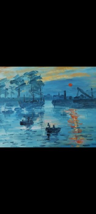 Claude Monet Sun Rising