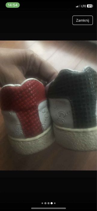 Adidasy logowane gucci