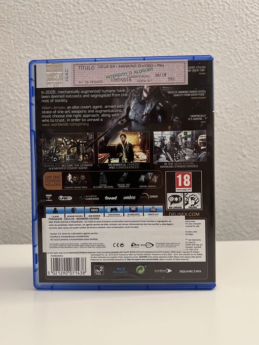 Jogo Deus Ex Mankind Divided PS4/PS5