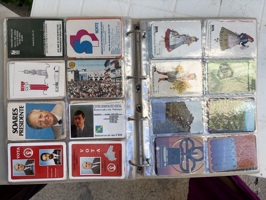 Coleção calendários anos 80 e 90