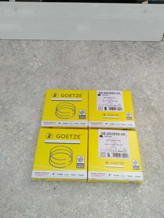 Jogo segmentos novo Goetze motor Nissan SD15, SD16, SD20, SD22, SD33T