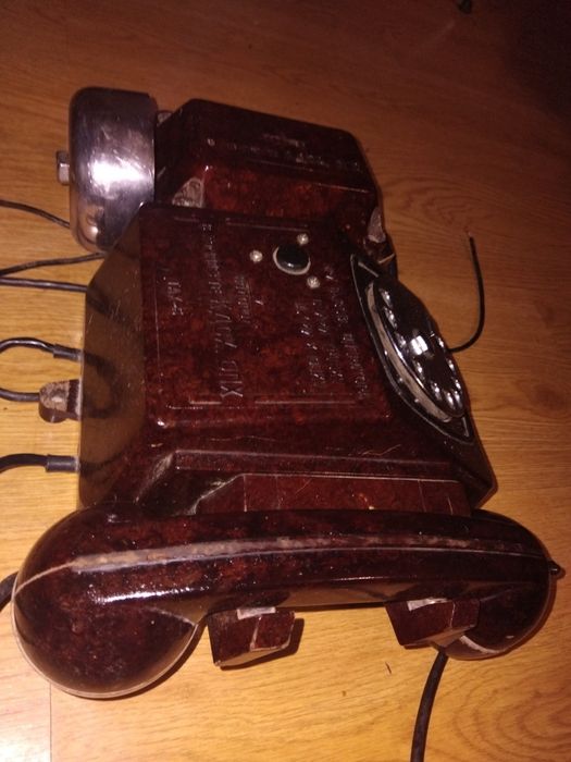 телефонний аппарат корабельний, шахтний, бакелит ссср