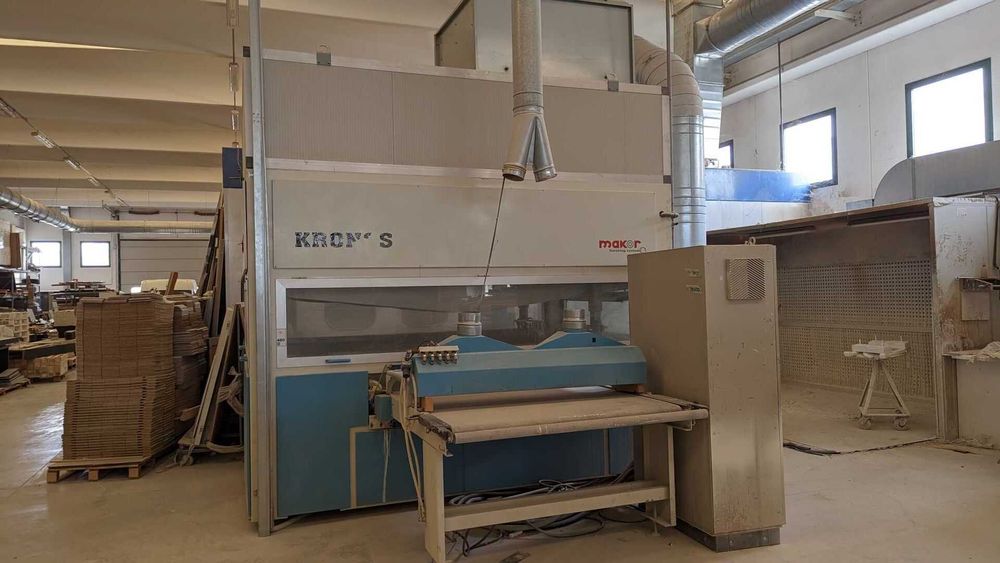 Автоматичний прохідний фарбувальний верстат MAKOR, Італія