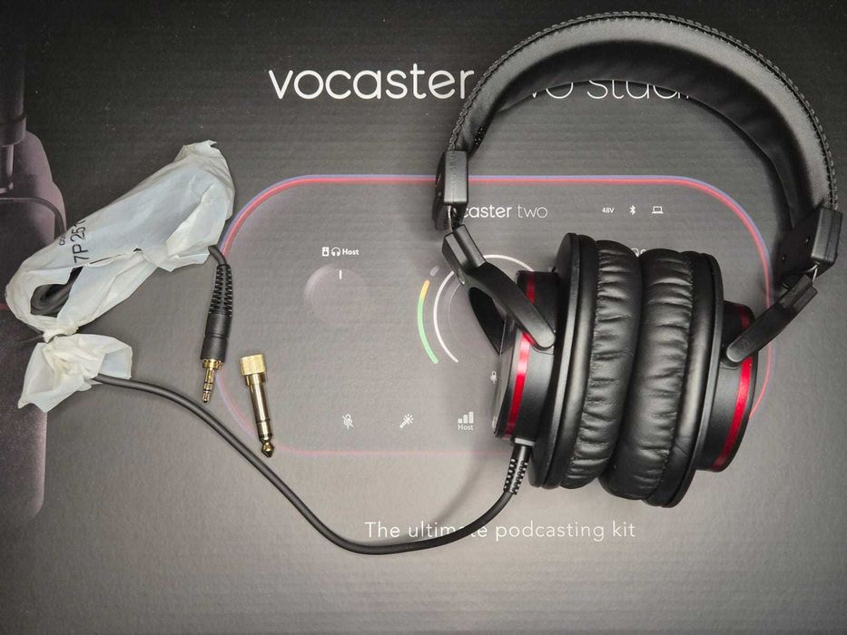 Nowe słuchawki odsłuchowe Focusrite Vocaster Studio HP60V - Wrocław