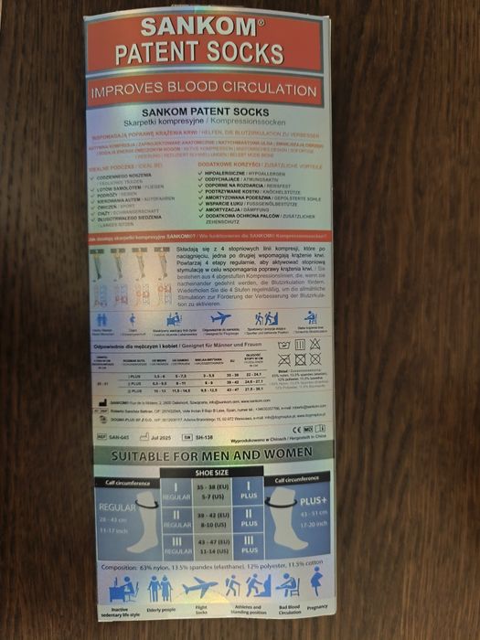 Skarpetki kompresyjne Sankom 43