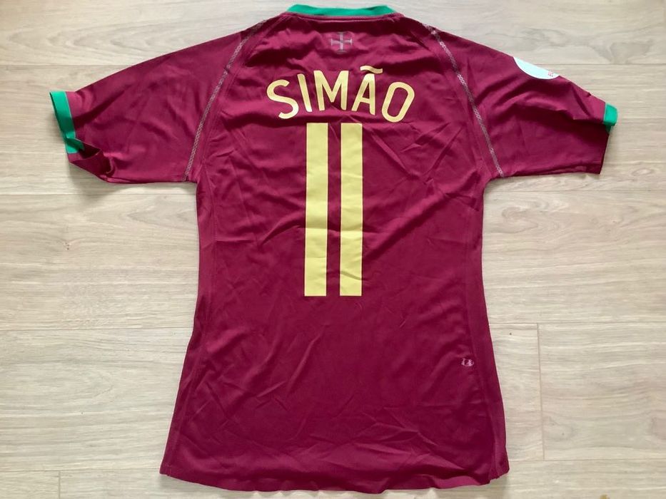 Camisola de Futebol antiga Portugal Simão Sabrosa 2007