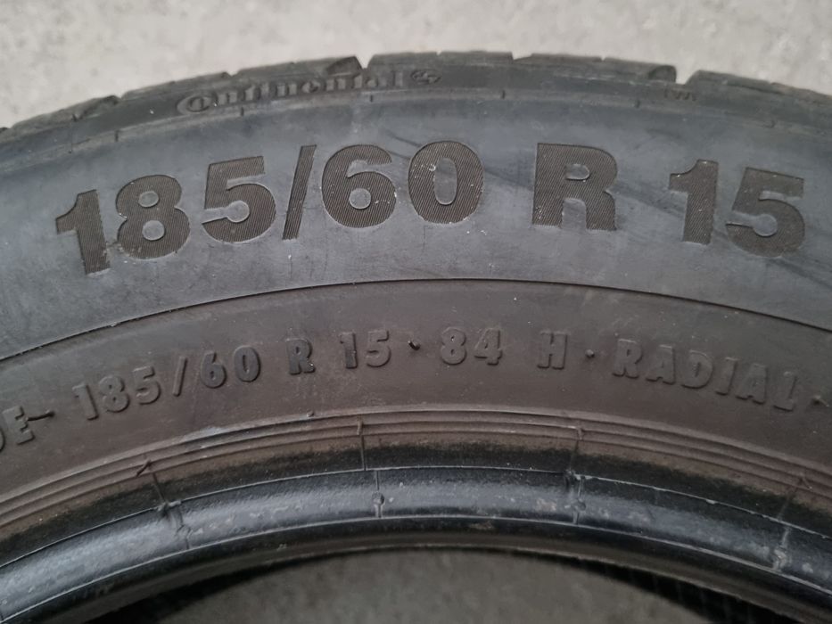 Opona używana 1szt. 185/60/15 Continental ContiPremiumContact 5 / 7mm
