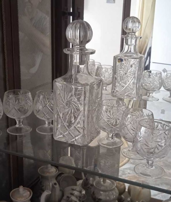 Хрустальный набор для коньяка "Неман"