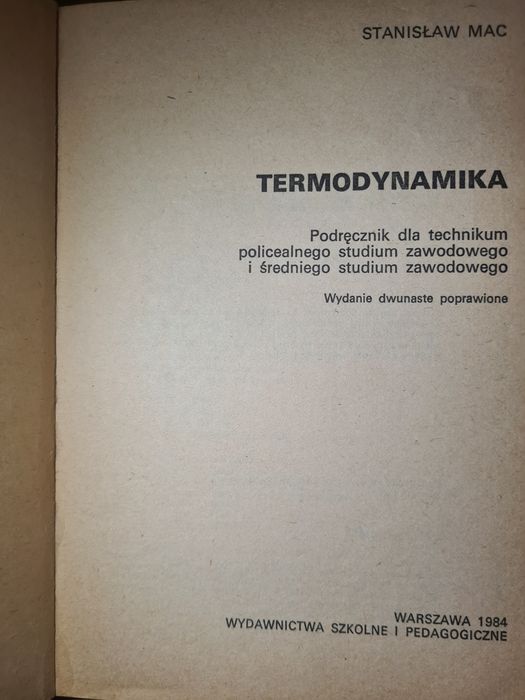 Termodynamika - Stanisław Mac