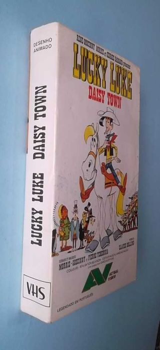 Cassete VHS : Lucky Luke em "Daisy Town". Actual Video.