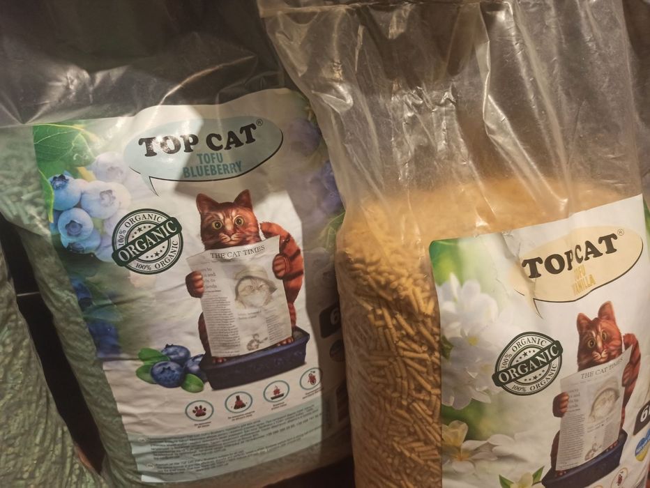 Наполнитель соевый Тоp Cat  2 шт