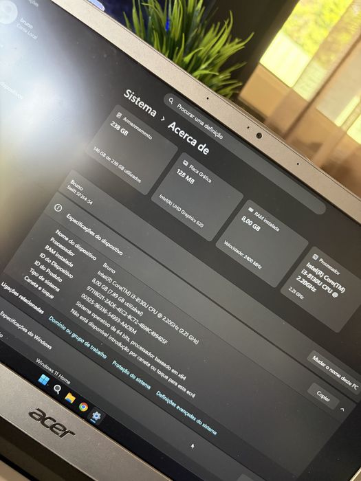 Acer Swift 3 Portatil