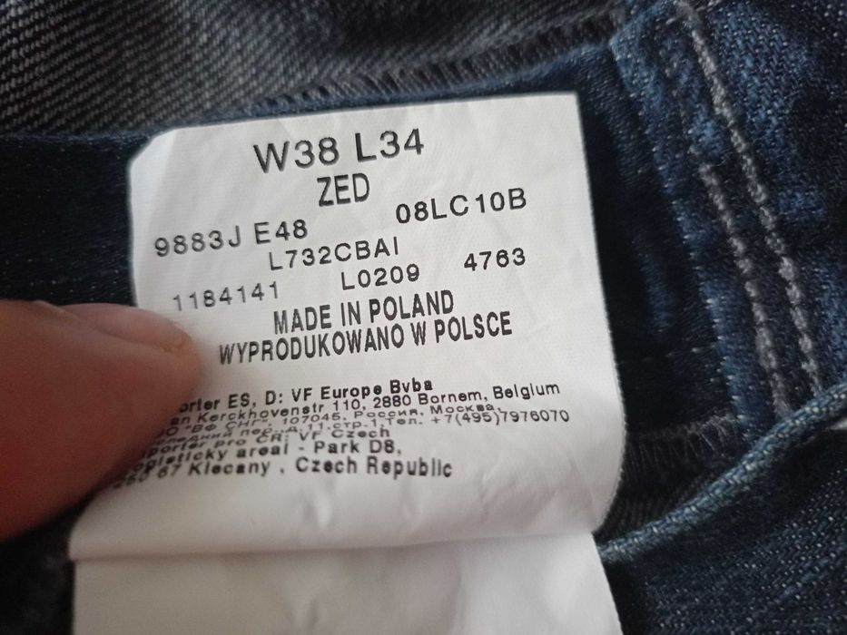 LEE ZED r.38x38 Stań Idealny Okazja