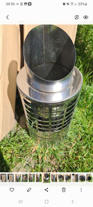 Rury nierdzewne spalinowe, koncentryczne 100x150 mm