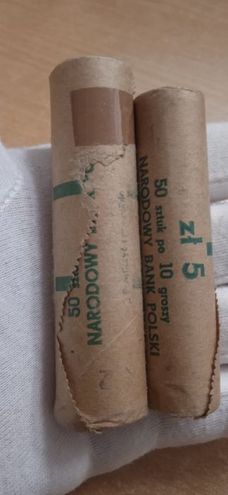 PRL rolka 10+20gr 1981r, 10zł kolumna 1965r,20gr 1949r