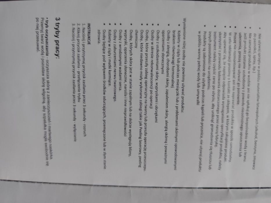 Peeling soniczny do oczyszczania twarzy