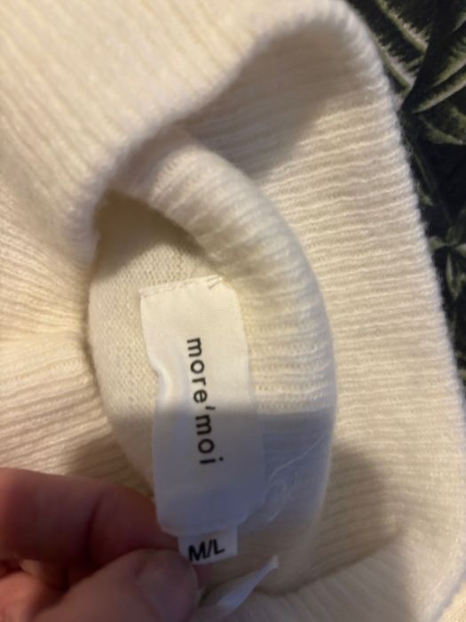 Sweter Moremoi wełna Kaszmir M/L