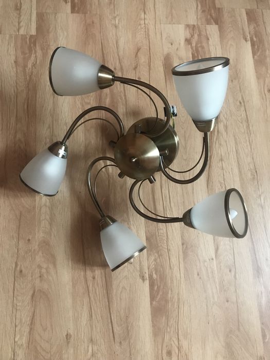 Żyrandol lampa sufitowa na 5 żarówek