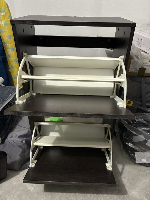 Sapateira IKEA STÄLL — Preto-Castanho