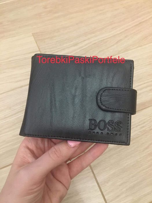 Nowy zestaw Hugo Boss , pasek + portfel.