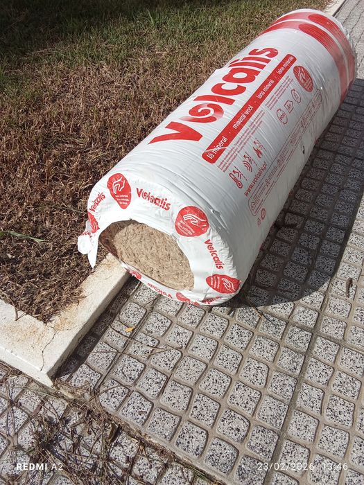 Isolante mineral lã rocha