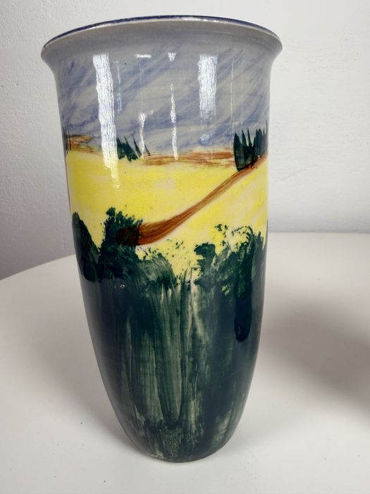 Duńskie wazony ceramiczne – Vensø Danmark + ceramika studyjna, lata 60./70.