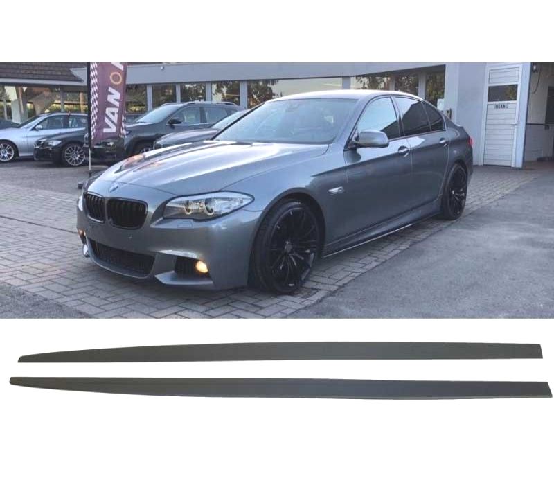 EMBALADEIRAS LATERAIS BMW F10 F11 LOOK M PERFORMANCE PRETO FOSCO