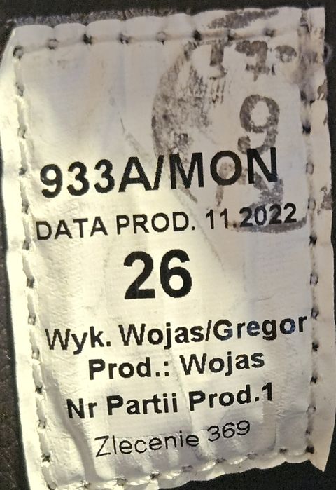 Buty wojskowe 40r 26 933a/mon Wojas