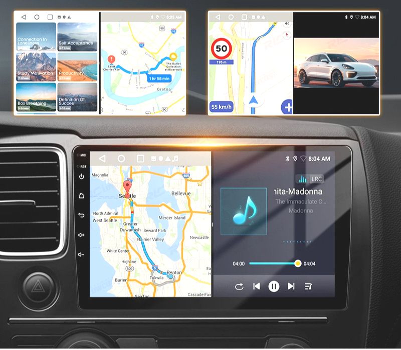 RÁDIO GPS ANDROID 13 TOYOTA AYGO / PEUGEOT 107 / CITROËN C1 04-14