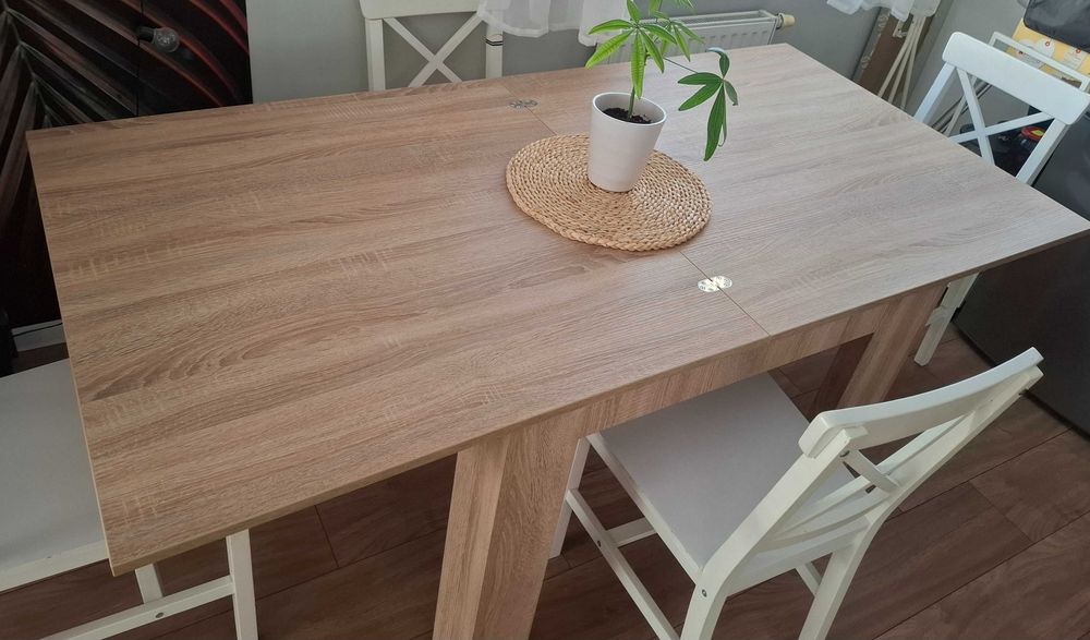Stół do jadalni 90x90 rozkładany
