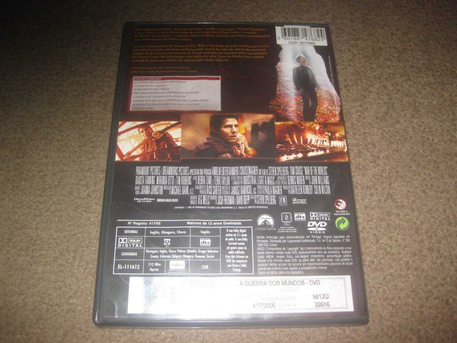 "Guerra dos Mundos" com Tom Cruise numa Edição Especial com 2 DVDs64739411985537121