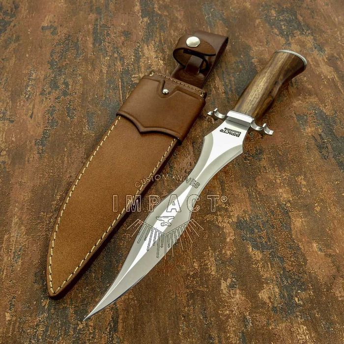 IMPACT nóż sztylet myśliwski survivalowy turystyczny ze stal D2 09