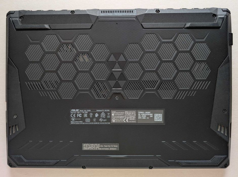 Laptop ASUS TUF Gaming A15 FX506IH/15.6/AMD R5-4600H/GTX 1650/16/512