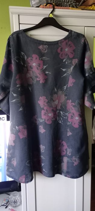 Bluzka  tunika lniana r 46-48 Italy