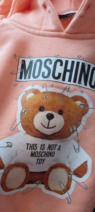 MOSCHINO Miś  Bluza z kapturem 116 cm