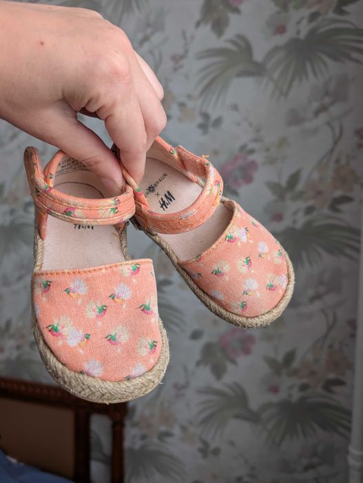 Балетки сандалі на дівчинку НМ 23 розмір