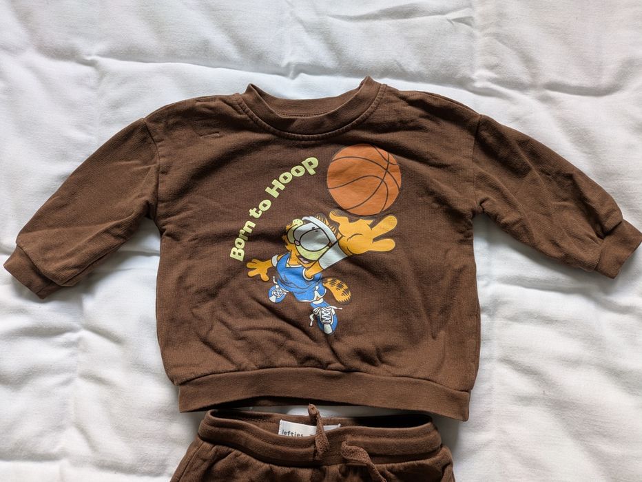 Fato de Treino Castanho Garfield Bebé, 3-6 Meses