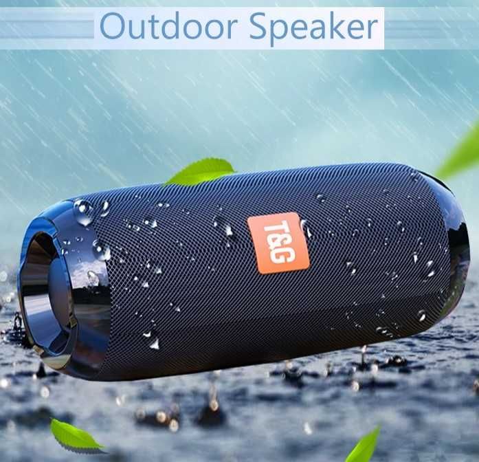 Coluna Bluetooth a prova de agua, Radio FM, 10W