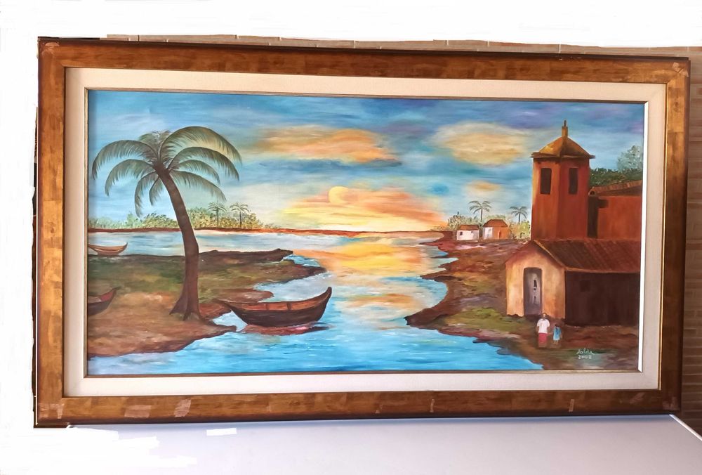 Quadros - Pinturas óleo + abstrato