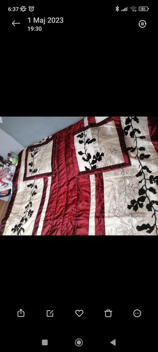 Nowa narzuta satynowa na łóżko 180x200 cm