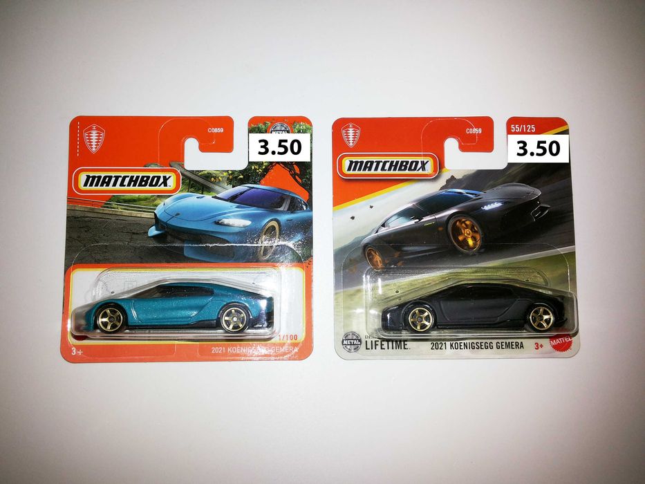 Carros Exóticos da Marca Hot Wheels e Matchbox escala 1/64