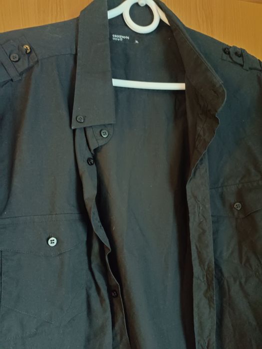 Czarna męska koszulka roz XL